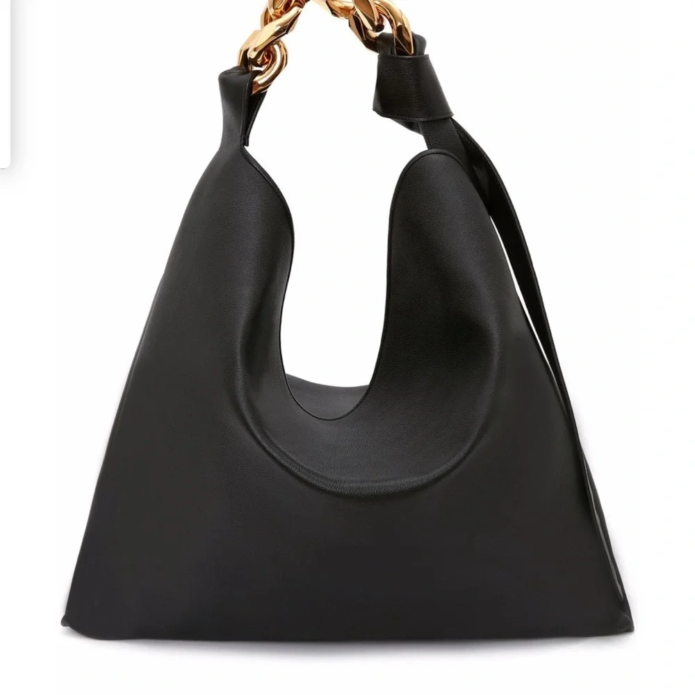 JW ANDERSON Oversized TWIST Black CHAIN HOBO Handbag Tote..SOLD OUT GORGEOUS - Picture 8 of 17